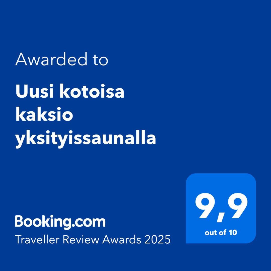 Uusi Kotoisa Kaksio Yksityissaunalla Rovaniemi Kültér fotó